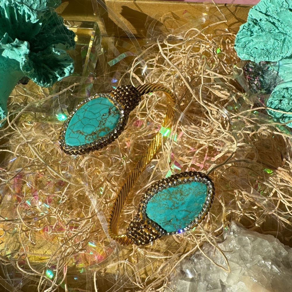 Aqua stone bracelet